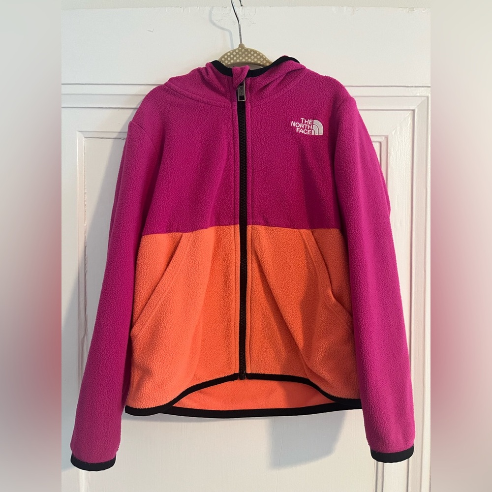 VGUC The North Face Kids Glacier Full Zip Fleece Hoodie (5)